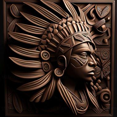 3D model aztec (STL)